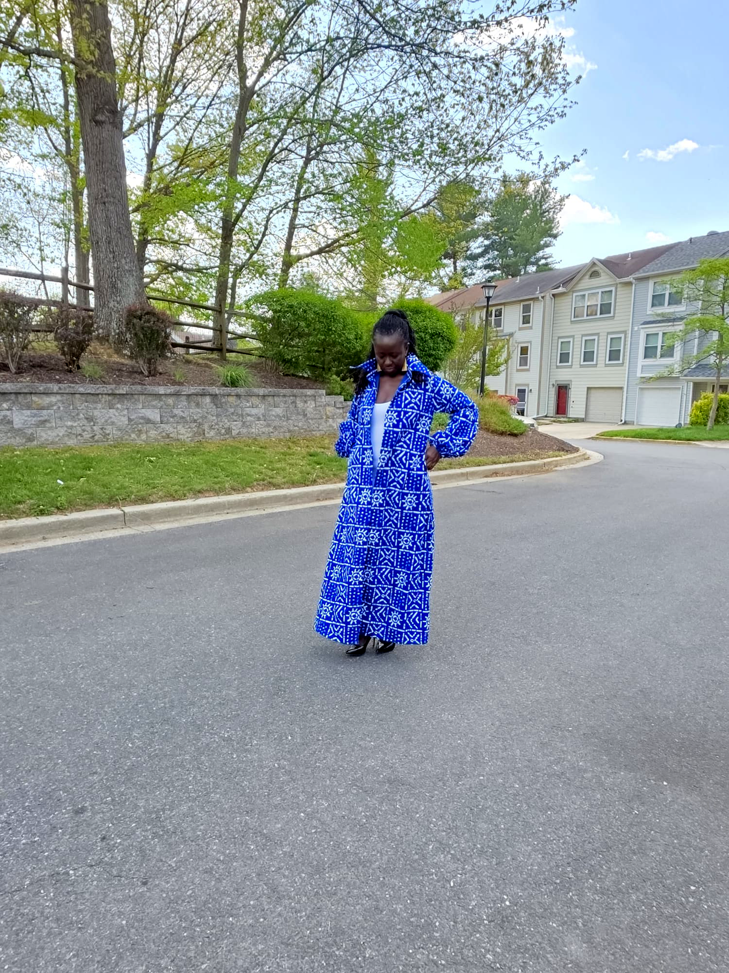 Royal Blue Kimono