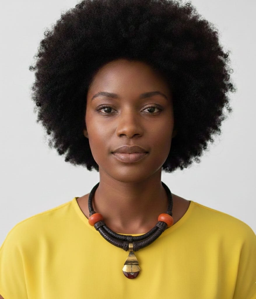 Handmade Leather Necklace with Pendant