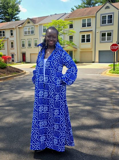 Royal Blue Kimono