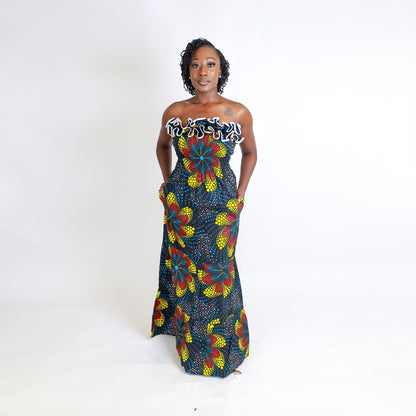 Jolie Strapless Dress Black