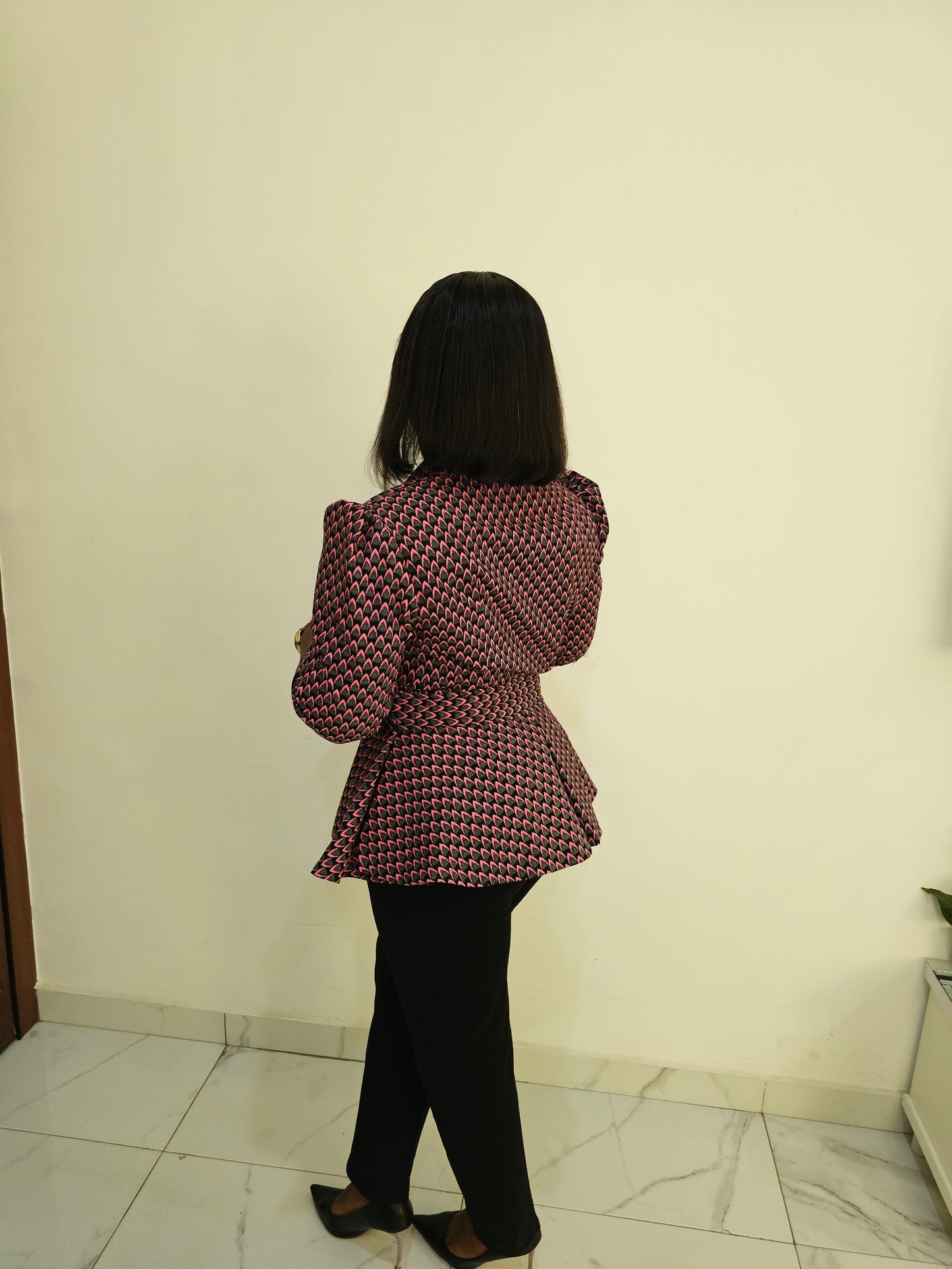 Peplum blazer