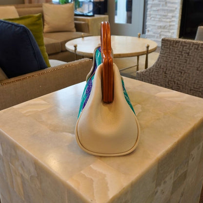 Handbag Oye - African Print Teal