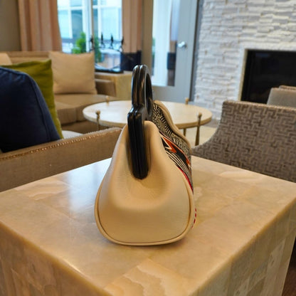 Handbag Oye - African Print Black