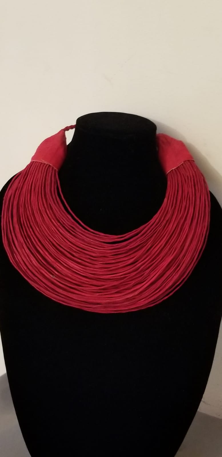 200 Strands Leather Necklace