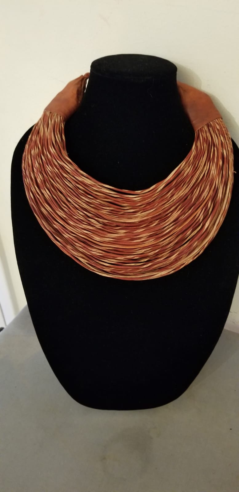 200 Strands Leather Necklace