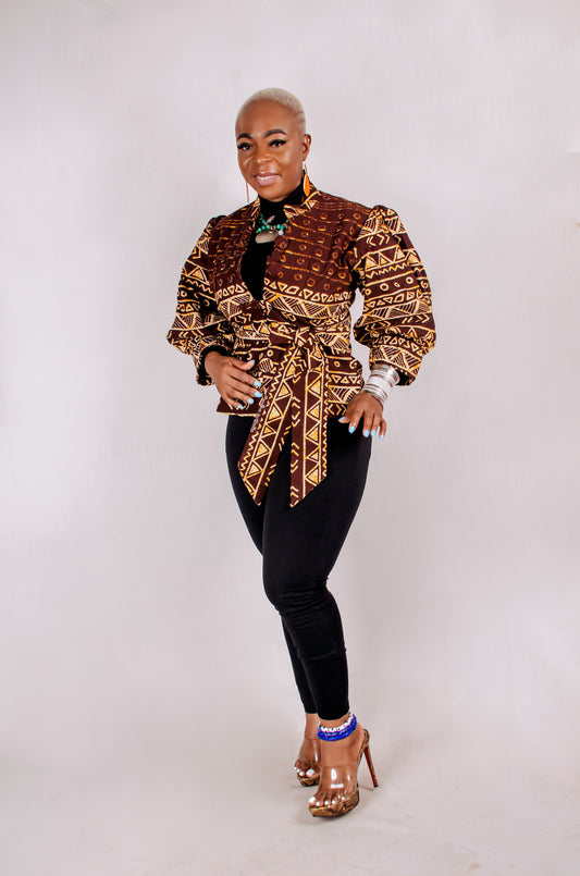 Frances Print Jacket
