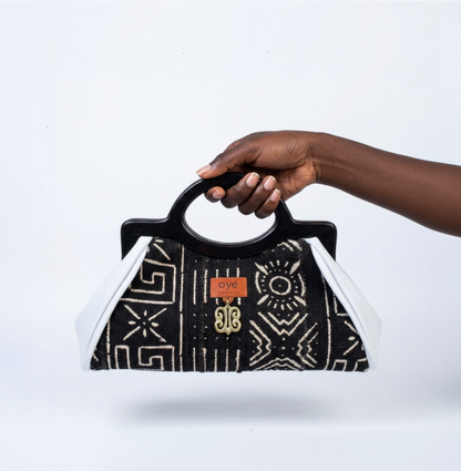 Handbag Oyé Black and White