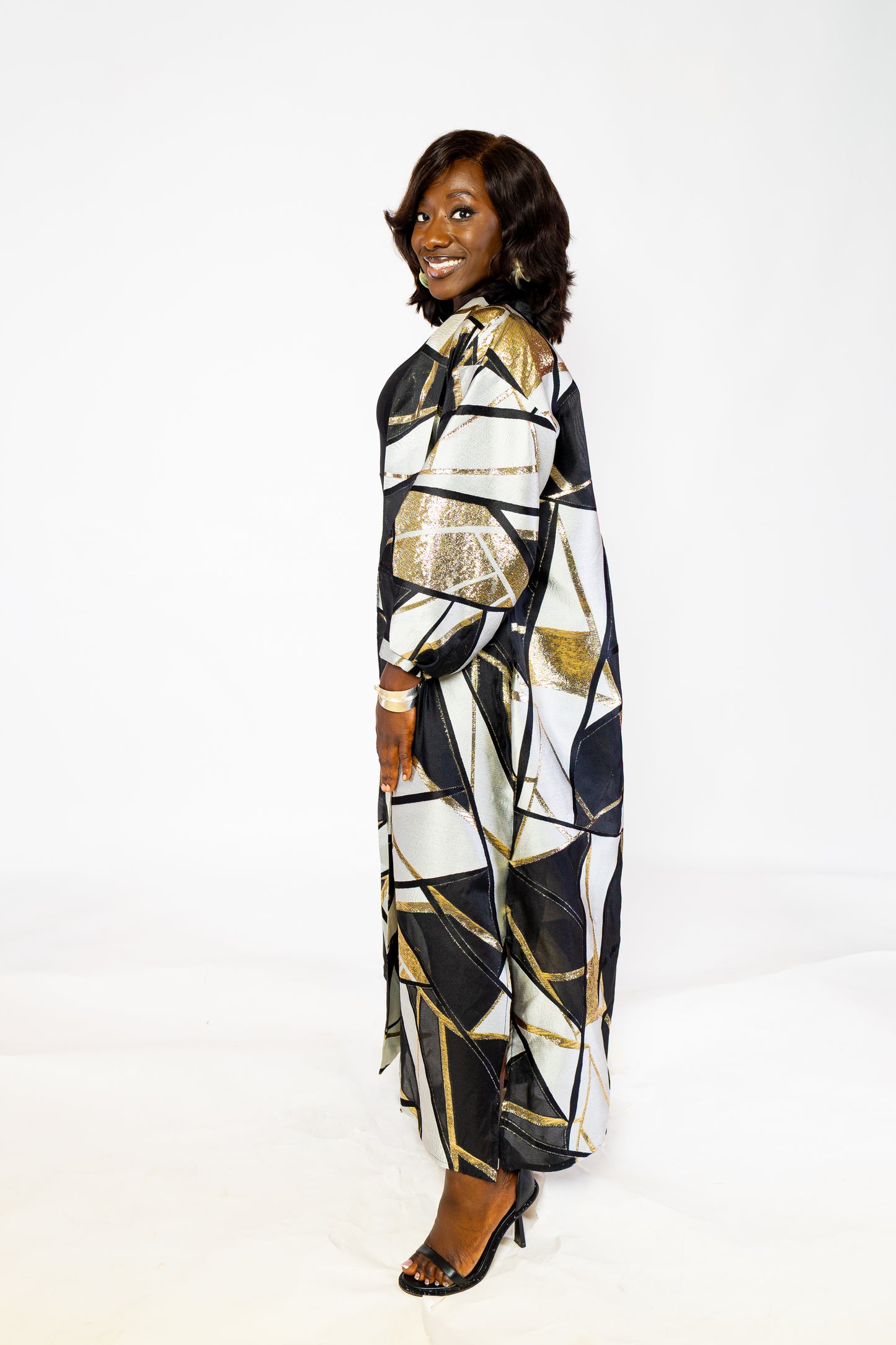 Onyx Sculpt Kimono