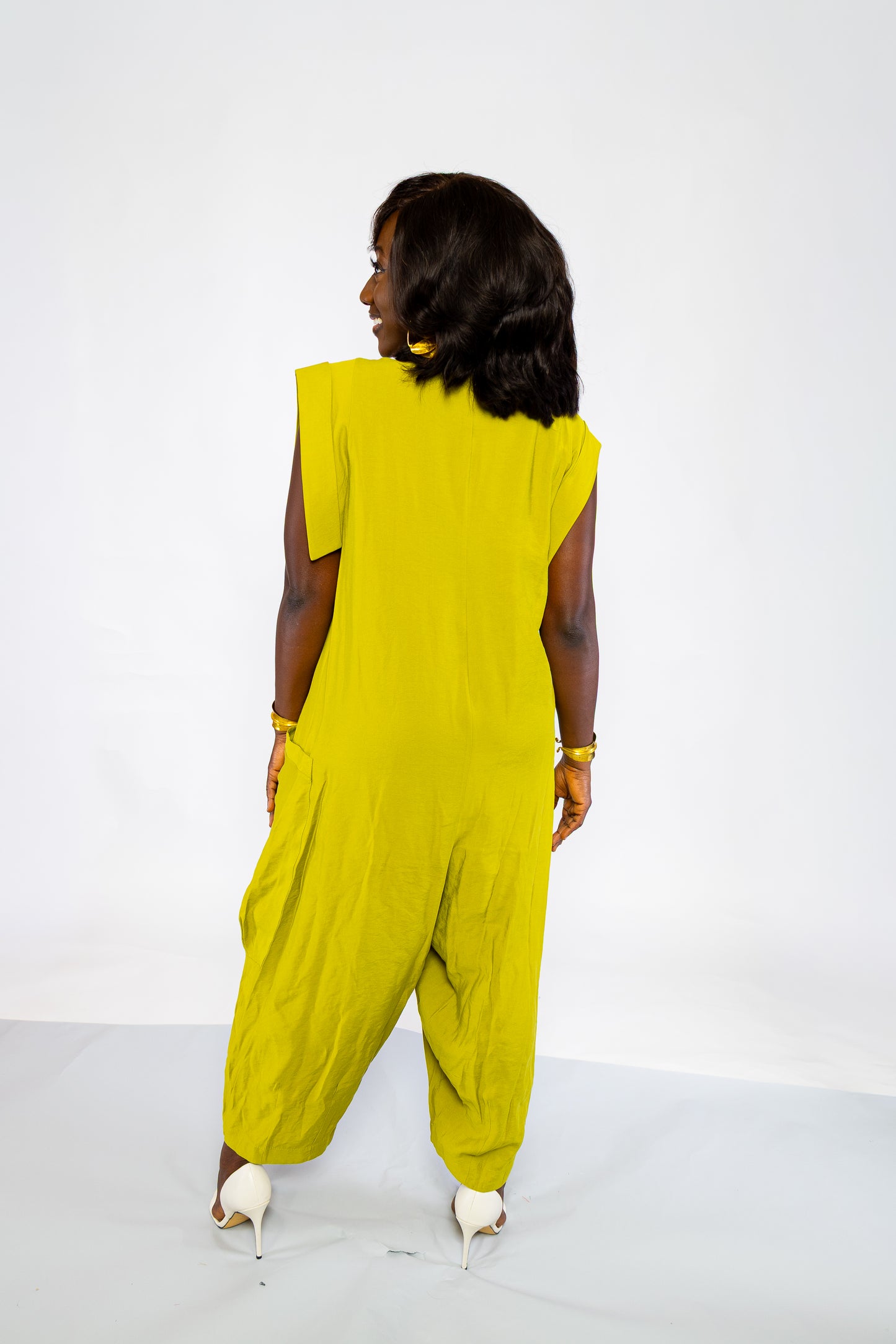 Neon Lime Jumpsuit