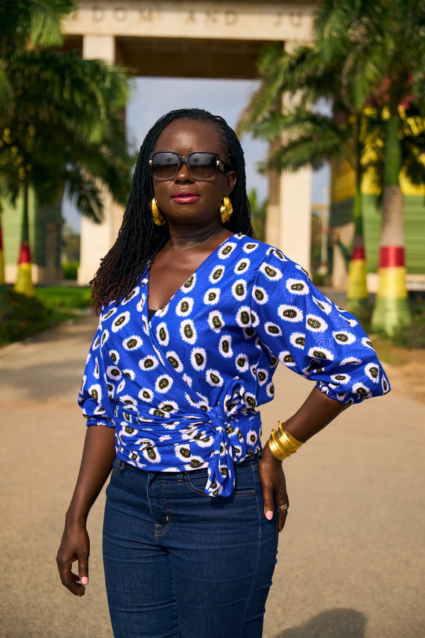 AnnaTeiko Wrap Top