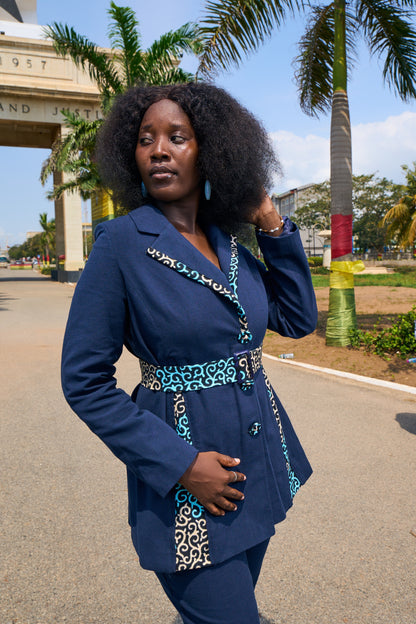 AnnaTeiko Blue Statement Suit