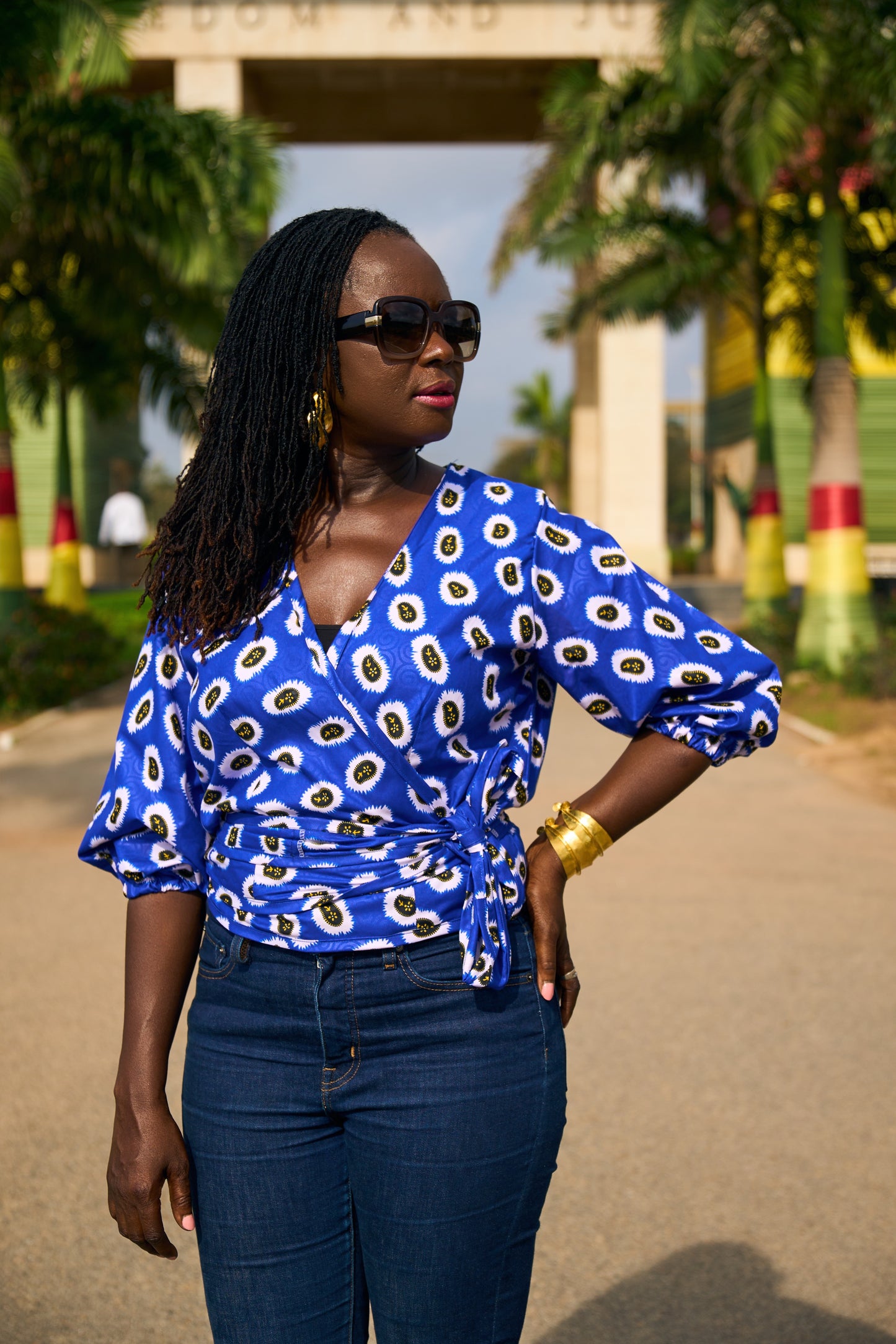 AnnaTeiko Wrap Top