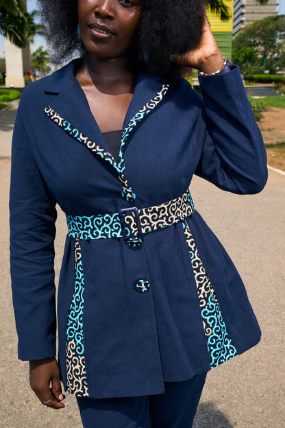 AnnaTeiko Blue Statement Suit