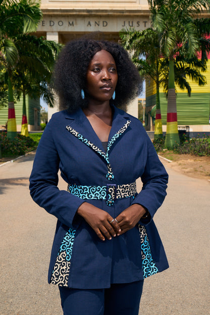 AnnaTeiko Blue Statement Suit