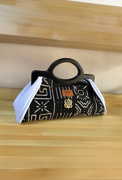 Handbag Oyé Black and White