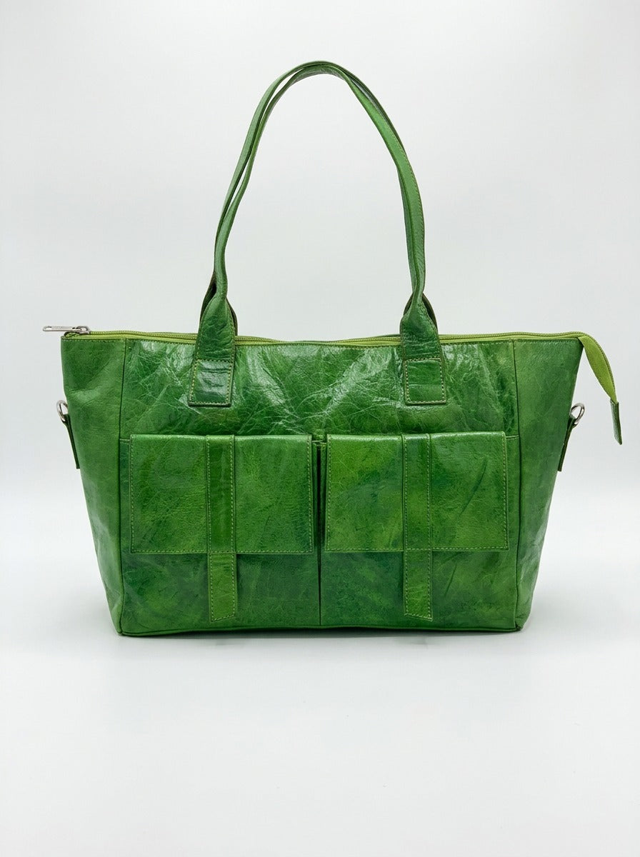 Vibrant Green Tote