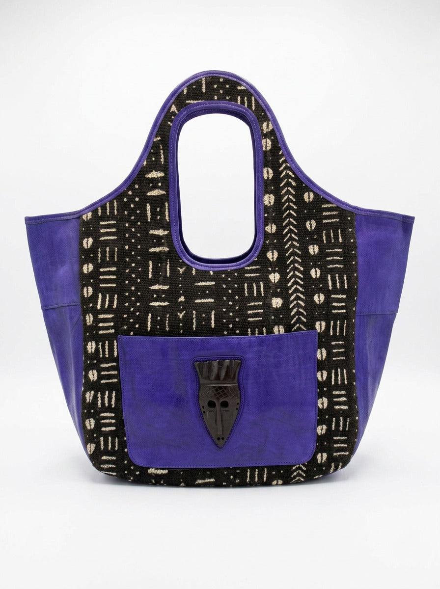 Royal Indigo Mask Tote