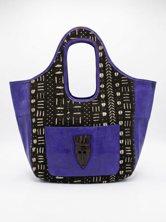 Royal Indigo Mask Tote
