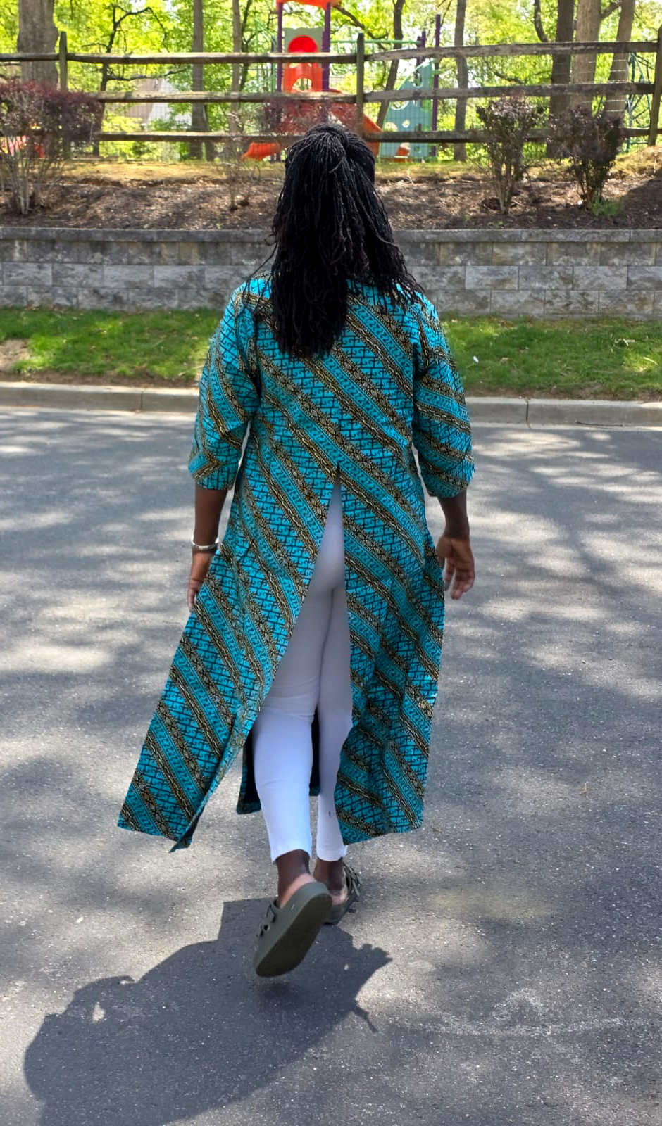 Turquoise & Gold Duster