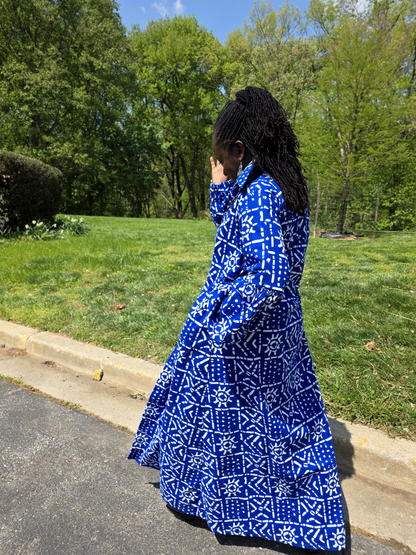 Royal Blue Kimono