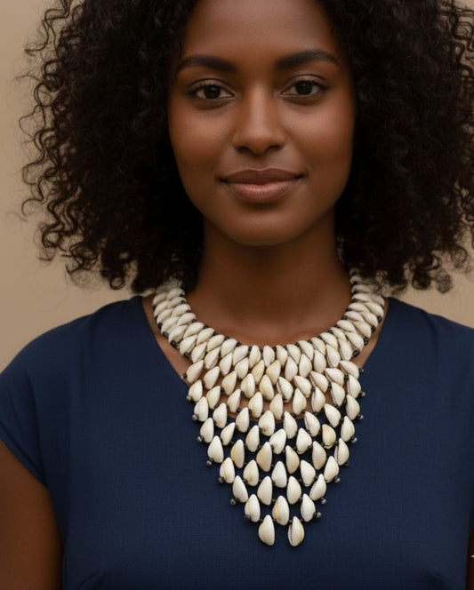 AnnaTeiko Cowrie Shell Necklace