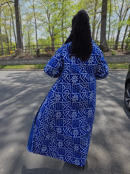 Royal Blue Kimono