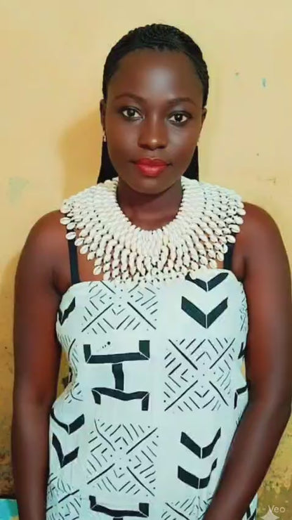 Authentic African Cowrie Sea Shell Necklace