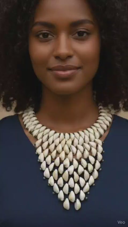 AnnaTeiko Cowrie Shell Necklace