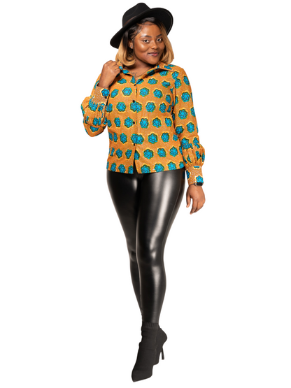 WOMENS SHIRT with Puffy cuff