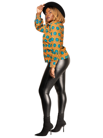 WOMENS SHIRT with Puffy cuff